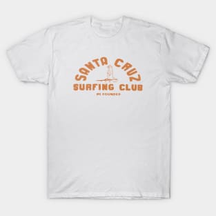 841 Santa Cruz Surfing Club Orange T-Shirt